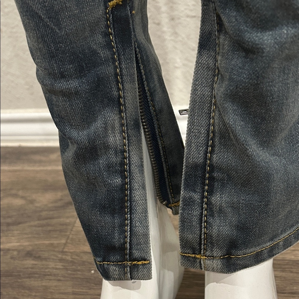 Affliction Dark Wash Skinny Jeans - Picture 9 of 11